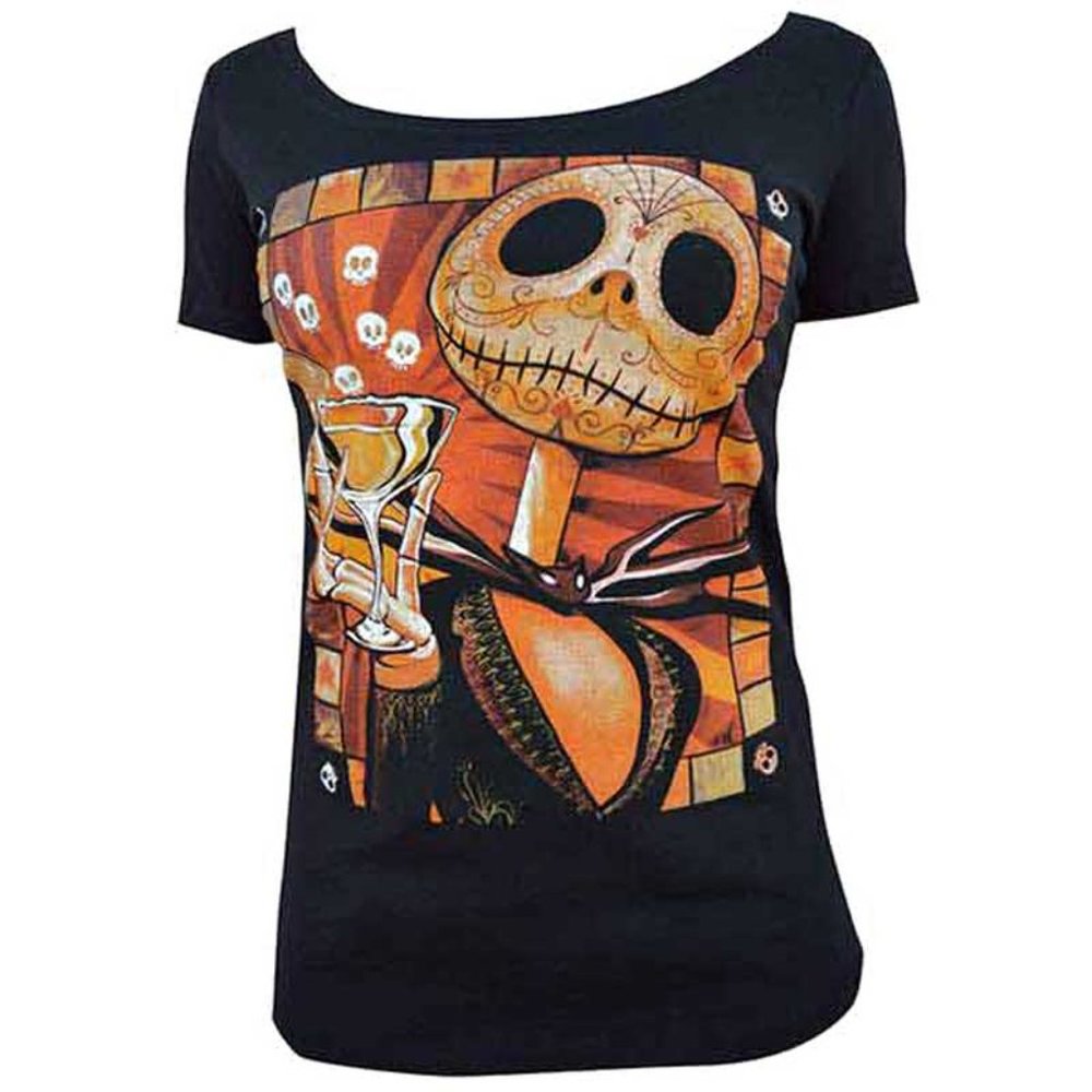 Jack Celebrates Tattoo Art Black Fitted Soft Tee S-M-L-XL-XXL